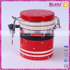 Iron Desgin Ceramic Christmas Wholesale Cookie Jars thumbnail-3