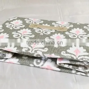 Household Decorative Foldable Paper Cloth Basket With Handle thumbnail-3