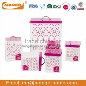 Bulk Colorful Carton Metal Brand Bread Canister Set thumbnail-2