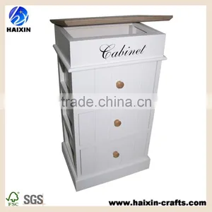 White Popular French Style Wooden Storage Cabinet thumbnail-1