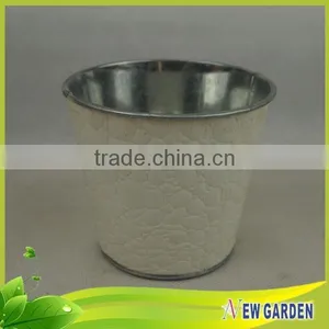 Beatiful Leather and Metal Material Cheap Plant Pots for Garden thumbnail-5