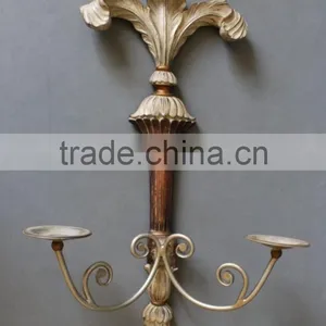 MW-0011-01 Hanging Wall Candle Holder With Metal thumbnail-2