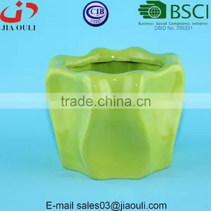 BSCI Audit Factory Dehua Ceramic Planter Pots Succulent Plants Pot for Home Decoration thumbnail-4