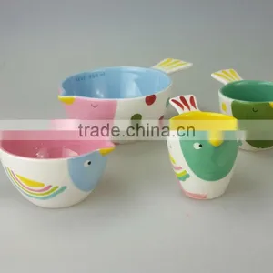 BT5 CERAMICS Wholesale Bird Shape Ceramic Measuring Cups thumbnail-1