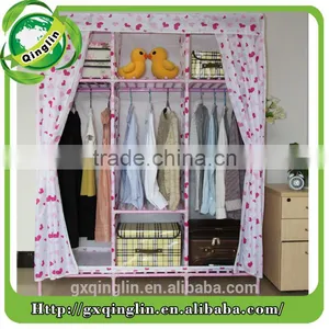 High Quality Collapsible Factory Price Chinese Furniture Wardrobe thumbnail-1