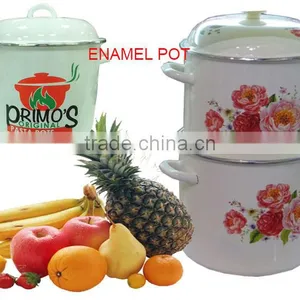 High Quality Enamel Cooking Pot Casserole Cookware thumbnail-1