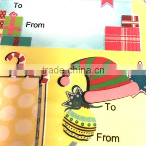 Gift Tag Rub-on Transfer Sticker, Gift Tag Sticker, Christmas Gift Sticker thumbnail-6