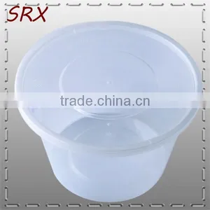 16oz Customized Disposable Clear Take Away Plastic Salad Bowl With Lid thumbnail-1
