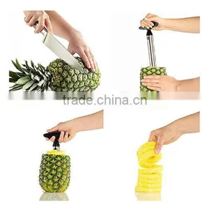 2016 New Hot Stainless Steel Fruit Pineapple Peeler Corer Slicer Cutter thumbnail-3