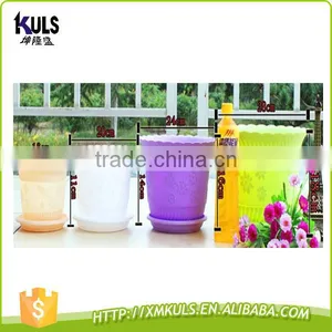 Environmentally Plastic Round Garden Nursery Planter Flower Pot thumbnail-4