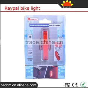 Raypal Waterproof Bicycle Led Lights Led Set USB Rechargeable Bike Light thumbnail-5