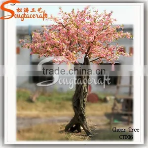 Nice Quality Large Outdoor Silk Light Pink Artitificial Cherry Blossom Trees thumbnail-3