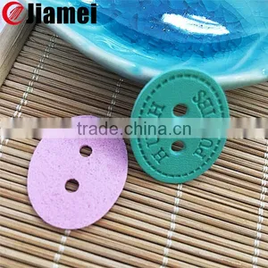 OEM Hole Cord Lock Stoppers Leather Cord Stoppers Colored pu Stopper thumbnail-4