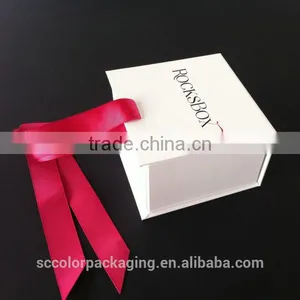 Hot Sale Fancy Paper Custom Printed Decorative Foldable Storage Box thumbnail-1