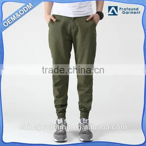 Custom Latest Design Men Cotton Trousers Chino Jogger Long Pants thumbnail-1