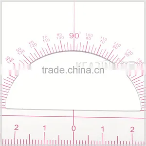 Kearing Brand Sandwich Line for Durability,triangle Grader Ruler,grading Sewing Grader Ruler With Protractor #T045 thumbnail-2