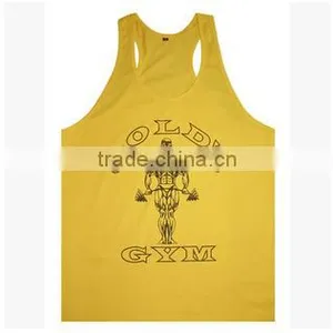 Gym Stringer Tank Top Men Bodybuilding Clothing and Fitness Mens Sleeveless Shirt Sports Vests Cotton Singlets Muscle Tops thumbnail-6