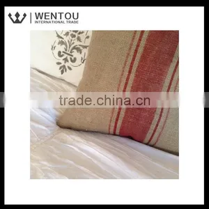 Wholesale Home Decor Burlap Pillow Cover thumbnail-4