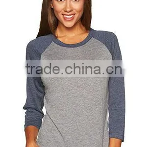 Next Level Apparel Tri-Blend Unisex 3/4 Raglan Sleeve Tee - Made From 50% Polyester, 25% Cotton and 25% Rayon thumbnail-3