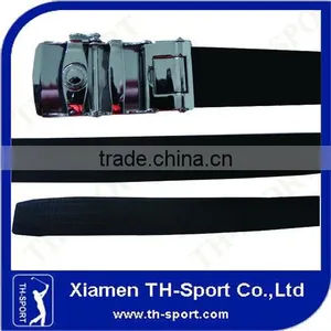 Wholesale Promotional Mens Black Leather Golf Belt thumbnail-1