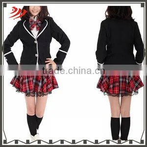 Wholesale 2015 New Design High School Girls Sexy Uniform thumbnail-1