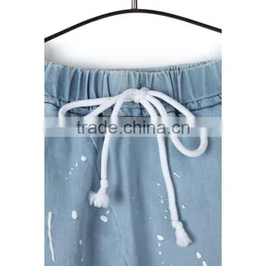 2016 Most Popular Kids Printed Jeans Fashion Design Harem Pants for Children thumbnail-5