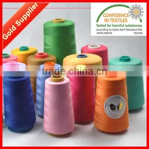 Colorful Sewing Thread Spun Polyester thumbnail-1