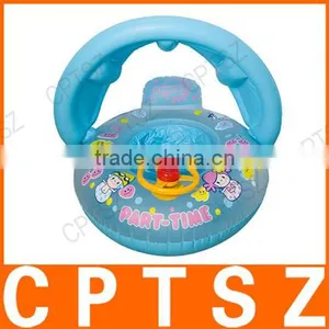 Inflatable Kids Baby Swim Float Boat With Sunshade Inflatable thumbnail-1