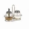 Glass Oil Salt Bottles With Wre Racks thumbnail-2