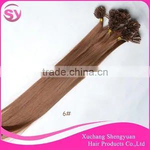 Factory Price Ombre u Tip Hair Extension, Prebonded U Tip Hair, Keratin U Tip Hair Extension thumbnail-5