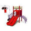 Custom Kids Spiral Plastic Playground Slide Recreation Equipments thumbnail-1
