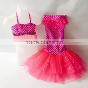 Hot Pink Little Mermaid Princess Costume Halloween Costume thumbnail-1