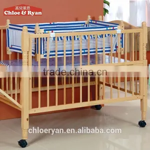 Wholesale Solid Wood Multifunction High Quality Bed Baby Cribs thumbnail-6