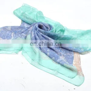 Print Scarf, Chiffon Scarf, Fashion Hijab thumbnail-3