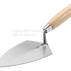 Carbon Steel Bricklaying Trowel With Wood Handle thumbnail-2
