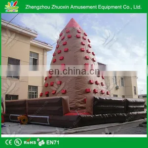 Favorites Compare Outdoor PVC Material Amusement Hot Sale Inflatable Climbing Wall Game thumbnail-1