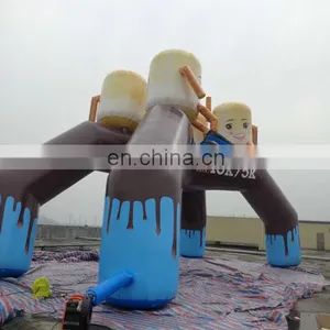 Event Promotion Advertising Giant Double Inflatable Arch thumbnail-2