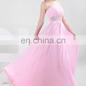 Grace Karin Strapless Elegant Chiffon Evening Dresses Long CL4423 thumbnail-2