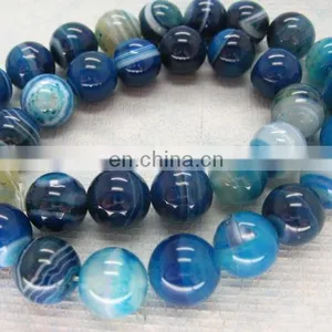2015 Wholesale Gemstone Round Beads/Blue Lace Agate 12mm Round Beads/Natural Gemstone Beads/Round Beads/Indian Gemstone Factory thumbnail-1