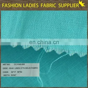 2014 New Design 55%ctn45%viscose Yarn Dye Fabric,linen/viscose Yarn Dye ,viscose/cotton Fabric thumbnail-5