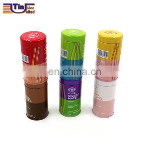 Small Round Tea Tin Box thumbnail-5
