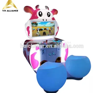 Indoor Amusement Coin Pusher Attractive Lovely Cow Kids Arcade Game Machine thumbnail-4