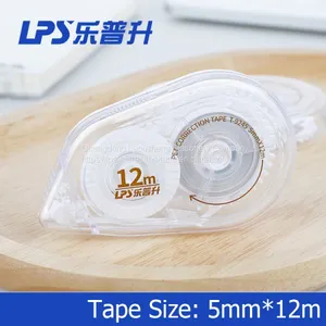 Smooth Self Adhesive Correction Tape With PET Tape Transparent Color School Supplies Correction Roller thumbnail-1