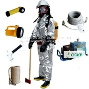 Marine Fire Fighting Equipment Helmets Fire Suits Air Breathing Apparatus thumbnail-1