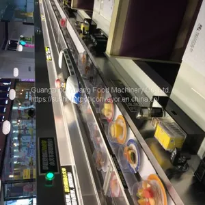 30X30 Angle Iron Automatic Sushi Takeaway Food Packing Machine CPU Program Controll thumbnail-2