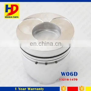 W04D W06D W04E W06E Engine Piston 13216-1470 With 6 Cylinders For Hino Parts thumbnail-5