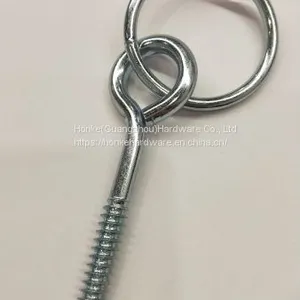 Fastener Stainless Steel Eye Hitch Ring Lag Hook Screw thumbnail-1