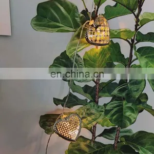Wedding Holiday Decoration Battery Operated 10LED Metal Heart Shaped String Light thumbnail-4