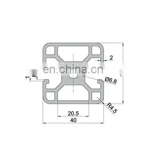 SHENGXIN 4040 Slot Extrusion Aluminium Profile thumbnail-2