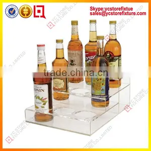 Modern Designed Countertop Using Acrylic Bottle Display thumbnail-1